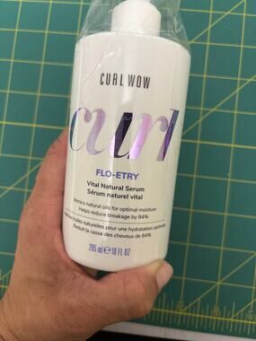 Curl Wow Flo-Etry Vital Natural Serum 10 oz / 295 mL New Sealed for Curly Hair